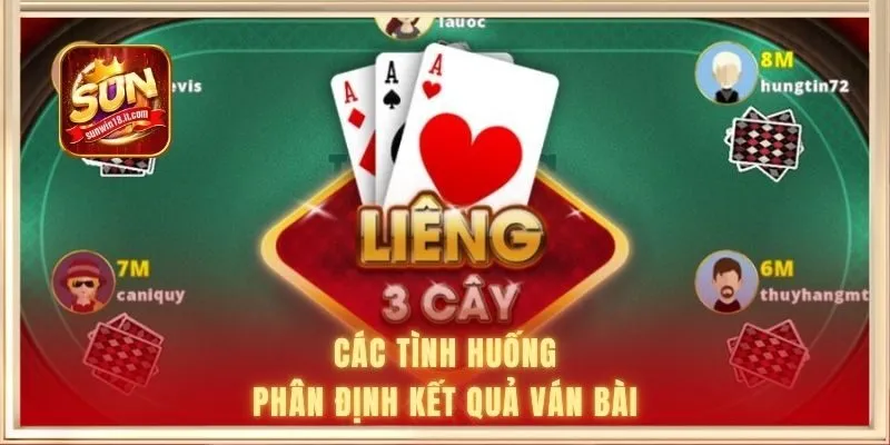 Các tình huống phân định kết quả ván bài
