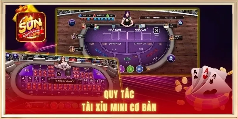 Quy tắc tài xỉu mini cơ bản